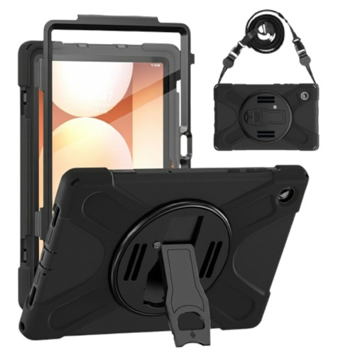Techair TAXSGA043S Samsung Tab A11 military grade drop protection rugged case with shoulder strap