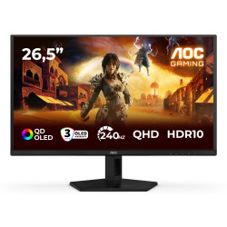 AOC G4 Q27G41ZDF computer monitor 67.3 cm (26.5") 2560 x 1440 pixels Quad HD QD-OLED Black, Red