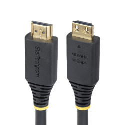 StarTech.com 3m (10ft) High Speed HDMI Cable with Gripping Connectors, 4K 60Hz/1440p 144Hz, HDR10/HDCP 2.2/ARC, 18Gbps, UHD HDMI Cord for TV/Monitor/Display, TPE Jacket