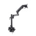 StarTech.com Desk Mount Monitor Arm, Up to 40-inch Screen/17.6lb (8kg), Mechanical Spring-Assisted Arm, C-Clamp/Grommet, Top-Down Installation, Toolless Adjustment
