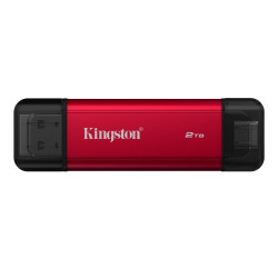 Kingston Technology 2TB Dual USB-A/C Portable SSD, Up to 1050MB/s USB 3.2 Gen 2