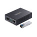 StarTech.com Gigabit Ethernet Copper-to-Fiber Media Converter, SM LC, 20km, 10/100/1000 Mbps, RJ45 to LC, Full Metal, 9K Jumbo Frames, TAA Compliant