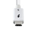 StarTech.com 1.5ft (50cm) Thunderbolt 5 Cable, 80Gbps/Up to 120Gbps, 240W PD, 8K 60Hz, Certified Thunderbolt Cable, Compatible w/Thunderbolt 4/USB4/USB-C - White