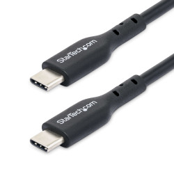 StarTech.com 2m (6.6ft) USB-C Charging Cable 2-Pack, USB C Cable, USB 2.0 Type-C Laptop Charger Cord, 60W 3A Power Delivery, TPE Jacket, USB-C Data Transfer Cable, M/M