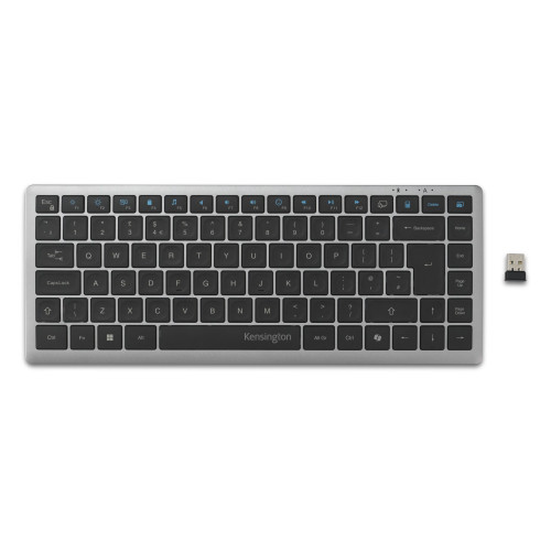 Kensington KB435 EQ Rechargeable Multi-Device Compact Keyboard