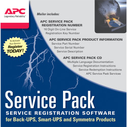 APC Warranty extension service pack, for new product purchase, 1yr, level 02