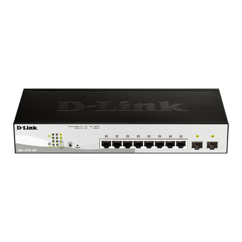 D-Link 10-Port Gigabit Smart Managed Switch including 2x SFP ports