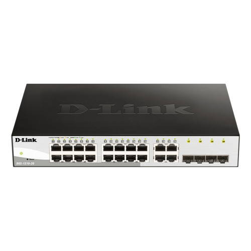 D-Link 20-Port Gigabit Smart Managed Switch including 4 SFP ports