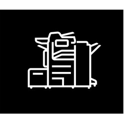 Xerox Snap in Holder (white) With Adhesive Pads