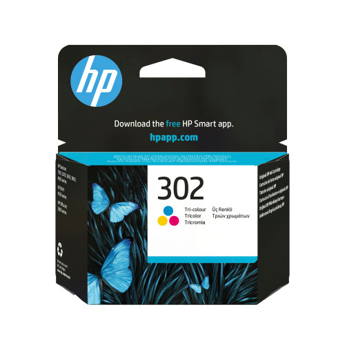 HP 302 Tri-color Original Ink Cartridge