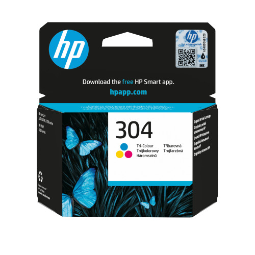 HP 304 Tri-color Original Ink Cartridge