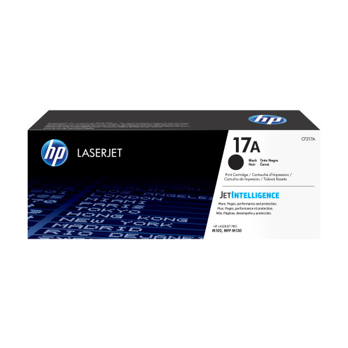 HP 17A Black Original LaserJet Toner Cartridge