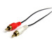 StarTech.com 3 ft Stereo Audio Cable - 3.5mm Male to 2x RCA Male