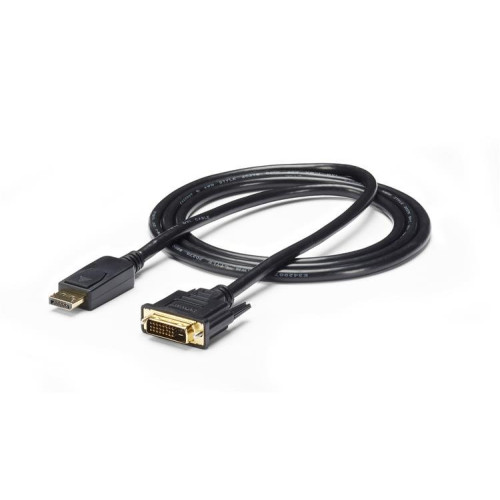 StarTech.com 6ft (1.8m) DisplayPort to DVI Cable, DisplayPort to DVI Adapter Cable, Passive DP to DVI-D Video Converter, 1080p - Replacement for DP2DVIMM6