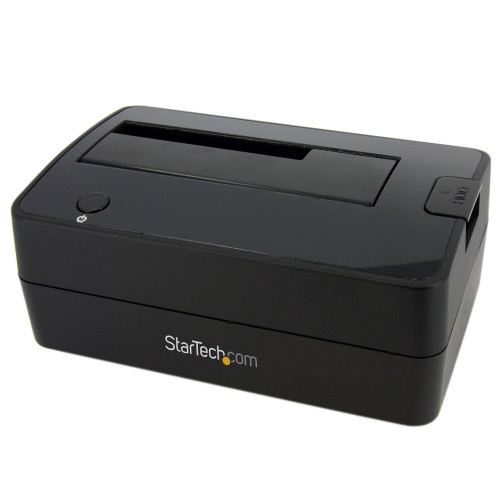 StarTech.com Single Bay USB 3.0 to SATA Hard Drive Docking Station, USB 3.0 (5 Gbps) Hard Drive Dock, External 2.5/3.5