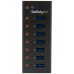 StarTech.com 7-Port USB 3.0 Hub - Desktop or Wall-Mountable Metal Enclosure~7-Port USB 3.0 Hub (5Gbps) - Desktop or Wall-Mountable Metal Enclosure
