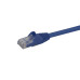 StarTech.com 1m CAT6 Ethernet Cable - Blue CAT 6 Gigabit Ethernet Wire -250MHz 100W PoE RJ45 UTP Network/Patch Cord Snagless w/Strain Relief Individually Tested