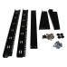 StarTech.com 2-Post 12U Desktop Server Rack, Small Open Frame 19in Computer Rack, Compact Network Rack for AV / Studio / Data / IT Equipment - Free Standing Two-Post Home/Office Rack