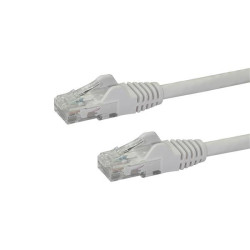 StarTech.com 7m CAT6 Ethernet Cable - White CAT 6 Gigabit Ethernet Wire -250MHz 100W PoE RJ45 UTP Network/Patch Cord Snagless w/Strain Relief Individually Tested