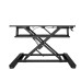 StarTech.com Sit Stand Desk Converter with Keyboard Tray - Large 35” x 21
