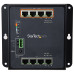 StarTech.com Industrial 8 Port Gigabit PoE Switch - 4 x PoE+ 30W - Power Over Ethernet - Hardened GbE Layer/L2 Managed Switch - Rugged High Power Gigabit Network Switch IP-30/-40C to +75C - TAA