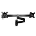 StarTech.com Wall Mount Dual Monitor Arm – Articulating Ergonomic VESA Wall Mount for 2x 24