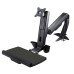 StarTech.com Sit Stand Monitor Arm - Desk Mount Adjustable Sit-Stand Workstation Arm for Single 34