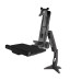 StarTech.com Sit Stand Monitor Arm - Desk Mount Adjustable Sit-Stand Workstation Arm for Single 34