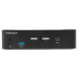 StarTech.com 2 Port DisplayPort KVM Switch - 4K 60Hz - Single Display - Dual Port UHD DP 1.2 USB KVM Switch with Integrated USB 3.0 Hub & Audio - Dell HP Apple Lenovo - TAA Compliant