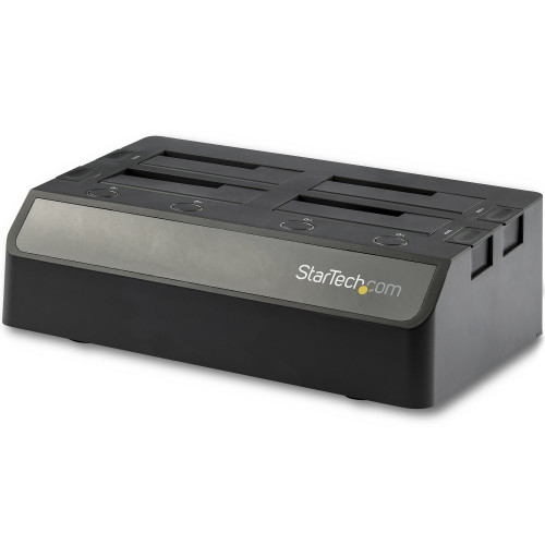 StarTech.com 4-Bay USB to SATA Hard Drive Docking Station, USB 10Gbps, External 2.5