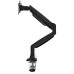 StarTech.com Desk Mount Monitor Arm - Heavy Duty Ergonomic VESA Monitor Arm - Single 9kg Display - Full Motion, Height Adjustable, Articulating - Aluminum - C-Clamp/Grommet- Black