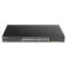 D-Link 24-port Gigabit PoE Smart Managed Switch with 4x 10G SFP+, 370Watts