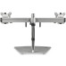 StarTech.com Dual Monitor Stand - Ergonomic Free Standing Dual Monitor Desktop Stand for two 24