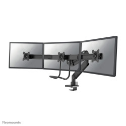 Neomounts NM-D775DX3BLACK Monitor arm 17-27" - gas spring - Topfix - 180°-stop