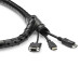 StarTech.com 2.5 m (8.2 ft.) Cable-Management Sleeve - Spiral - 45 mm (1.8 in.) Diameter