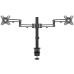 StarTech.com Desk Mount Dual Monitor Arm - Desk Clamp VESA Compatible Monitor Mount for up to 32 inch Displays - Ergonomic Articulating Monitor Arm - Height Adjustable/Tilt/Swivel/Rotating