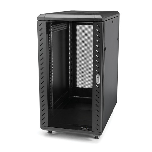 StarTech.com 4-Post 18U Server Rack Cabinet, Lockable 19