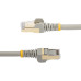 StarTech.com 5m CAT6a Ethernet Cable - 10 Gigabit Shielded Snagless RJ45 100W PoE Patch Cord - 10GbE STP Network Cable w/Strain Relief - Grey Individually Tested/Wiring is UL Certified/TIA