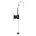 StarTech.com Cubicle Monitor Mount - Cubicle Wall Single Monitor Hanger - Up to 34