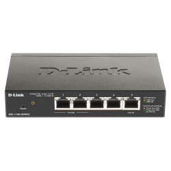 D-Link 5-Port Gigabit PoE Smart Managed Switch with 1 PD port