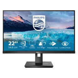 Philips S Line 222S1AE/00 computer monitor 54.6 cm (21.5") 1920 x 1080 pixels Full HD LCD Black