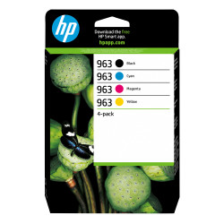 HP 963 4-pack Black/Cyan/Magenta/Yellow Original Ink Cartridges