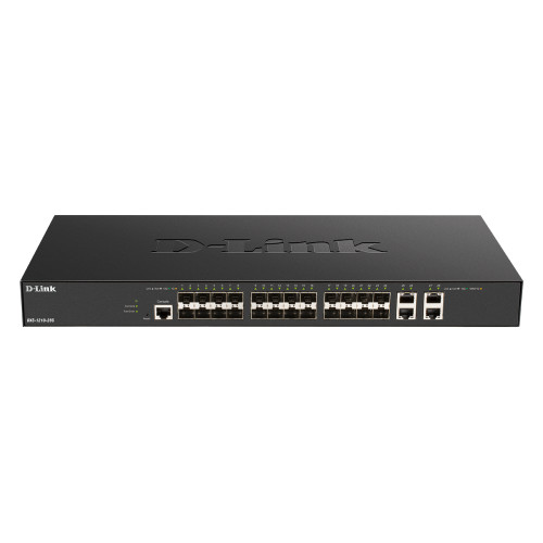 D-Link 24-port 10G SFP+, 4-port 10GBASE-T Smart Managed Switch