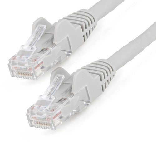 StarTech.com 3m CAT6 Ethernet Cable - LSZH (Low Smoke Zero Halogen) - 10 Gigabit 250Mhz 100W PoE RJ45 10GbE UTP Network Patch Cord Snagless with Strain Relief - Grey, CAT 6, ETL Verified, 24AWG