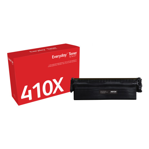 Everyday™ Black Toner by Xerox compatible with HP 410X (CF410X), High capacity