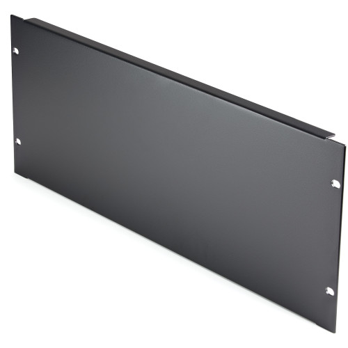 StarTech.com 4U Blank Panel for 19 inch Rack, Enclosures & Cabinets, Rack Mount Blanking Panel for Server/Network Racks, 4RU Rack Filler, Solid Panel, Steel