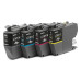 Brother LC421VALDR ink cartridge 4 pc(s) Original Black, Cyan, Magenta, Yellow