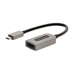 StarTech.com USB-C to HDMI Adapter, 4K 60Hz Video, HDR10, USB-C to HDMI Monitor Dongle, USB4 / Thunderbolt Compatible