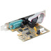 StarTech.com 2-Port PCI Express Serial Card, Dual Port PCIe to RS232 (DB9) Serial Card, 16C1050 UART, Standard or Low Profile Brackets, COM Retention, For Windows & Linux