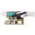 StarTech.com 2-Port PCI Express Serial Card, Dual Port PCIe to RS232 (DB9) Serial Card, 16C1050 UART, Standard or Low Profile Brackets, COM Retention, For Windows & Linux